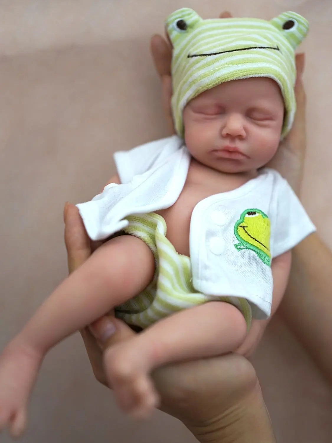 12" Boy Micro Preemie Full Body Silicone Baby Doll Lifelike Mini Reborn Doll Surprice Children Anti-Stress My Melody