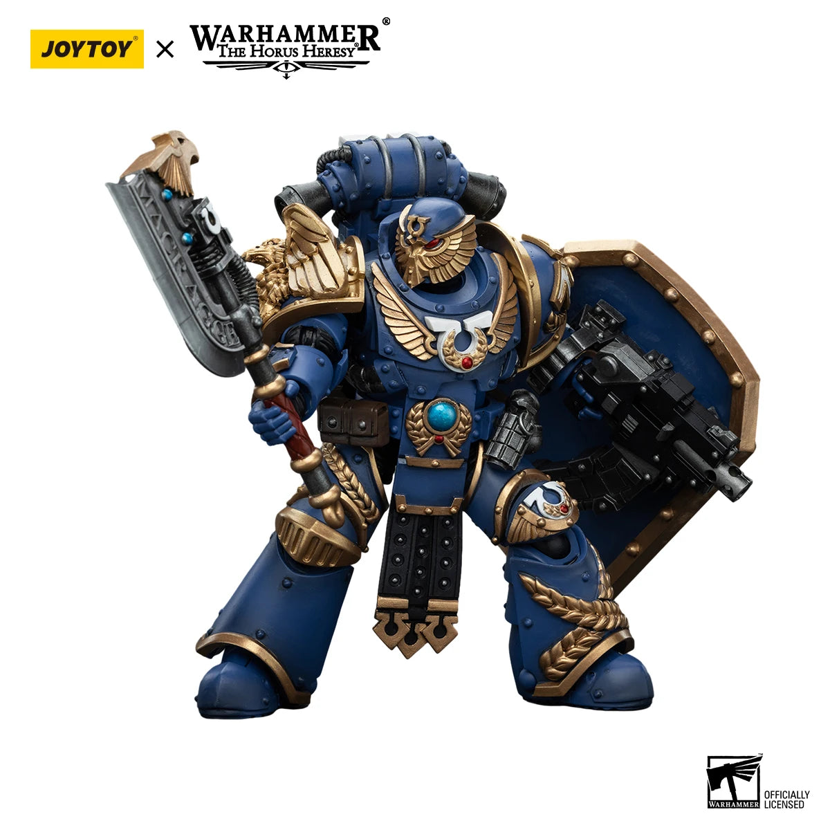 JOYTOY Warhammer 30K 1/18 Action Figures Ultramarines Invictarus Suzerain Squad Suzerain 5PCS Model Anime Military Model