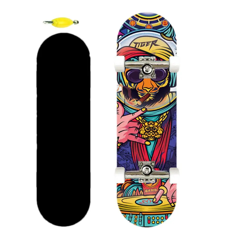 Mini Skateboard Toy Finger Skateboard Shoes Toys Colorful Finger Skates Toys Mini Sneakers For Kids Boys Girls Finger Breakdance