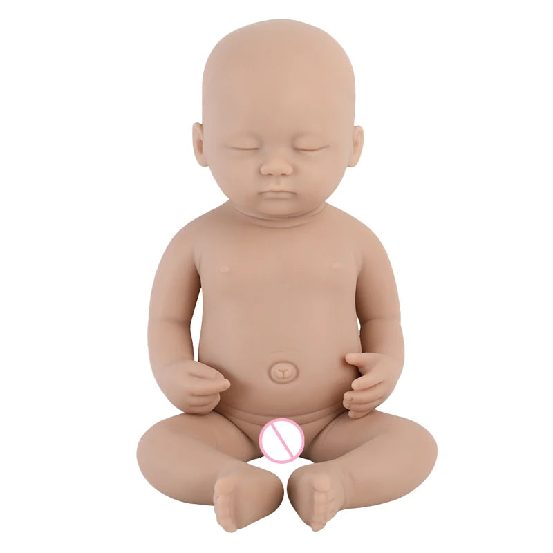 IVITA 100% Silicone Reborn Baby Doll Unpainted Realistic Baby Dolls Wholesale Lifelike Bebe Toys for Children Christmas Gift