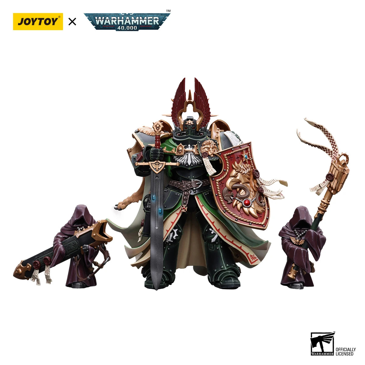JOYTOY Warhammer 40k 1/18 Action Figure Dark Angels Primarch Lion Jonson Anime Toys Christmas Gift