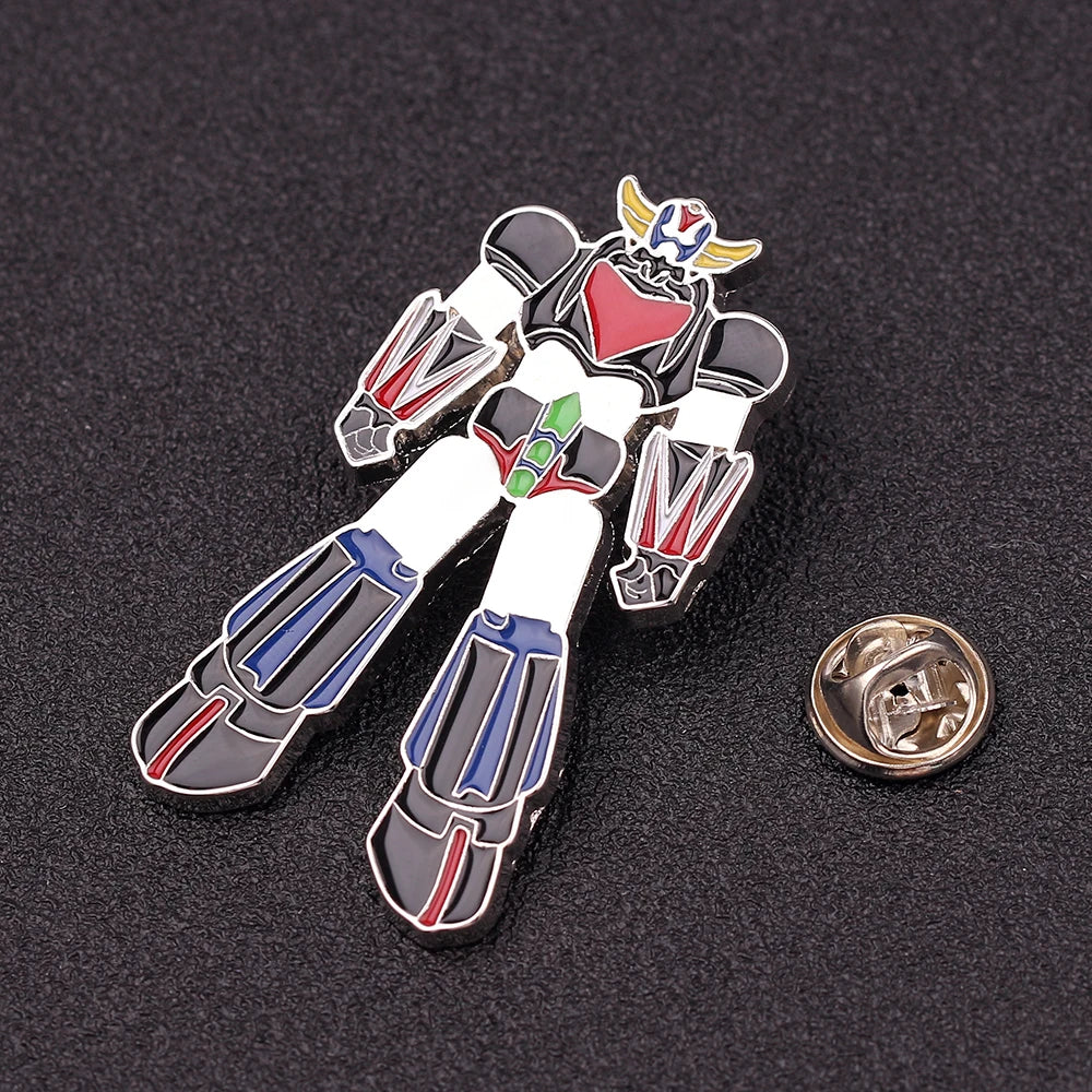 Transformers Robot Pins Cute Toys Model Optimus Prime Metal Enamel Brooch for Jacket Backpack Accessories Badges