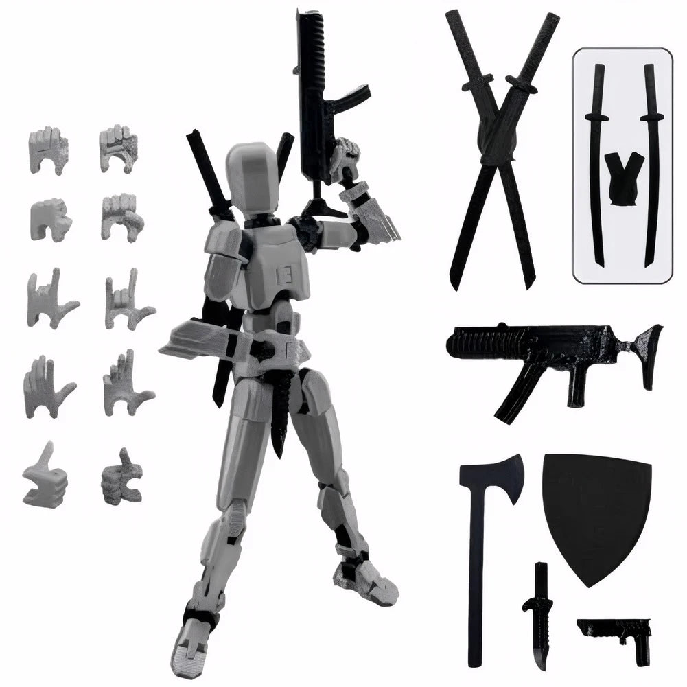 13 Action Figure Titan Multi-articular Robot Toys Dummy 3D Printed Movable Shapeshift Robot Action Anime Figure For Boy Gifts