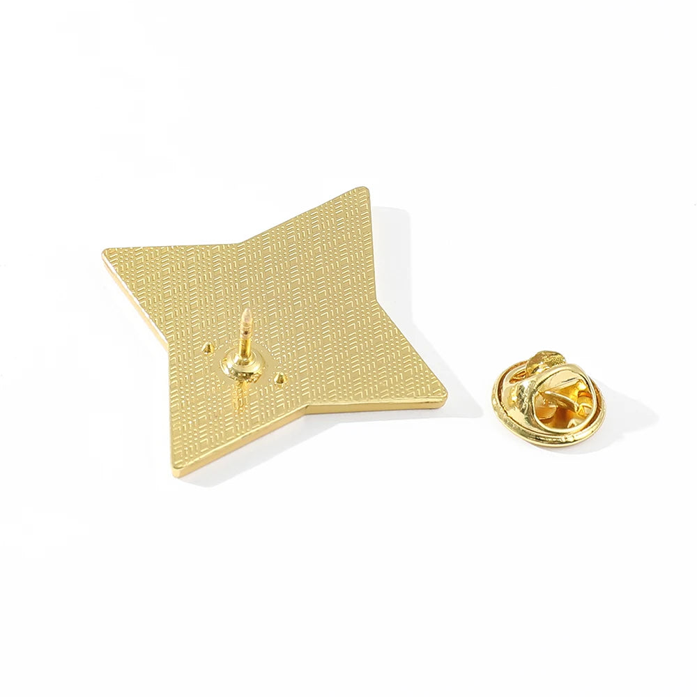 Game Genshin Impact Brooch Cosplay Anime Props Primogems Badge Metal Brooch for Kids Clothing Hat Lapel Pin Accessories Gifts