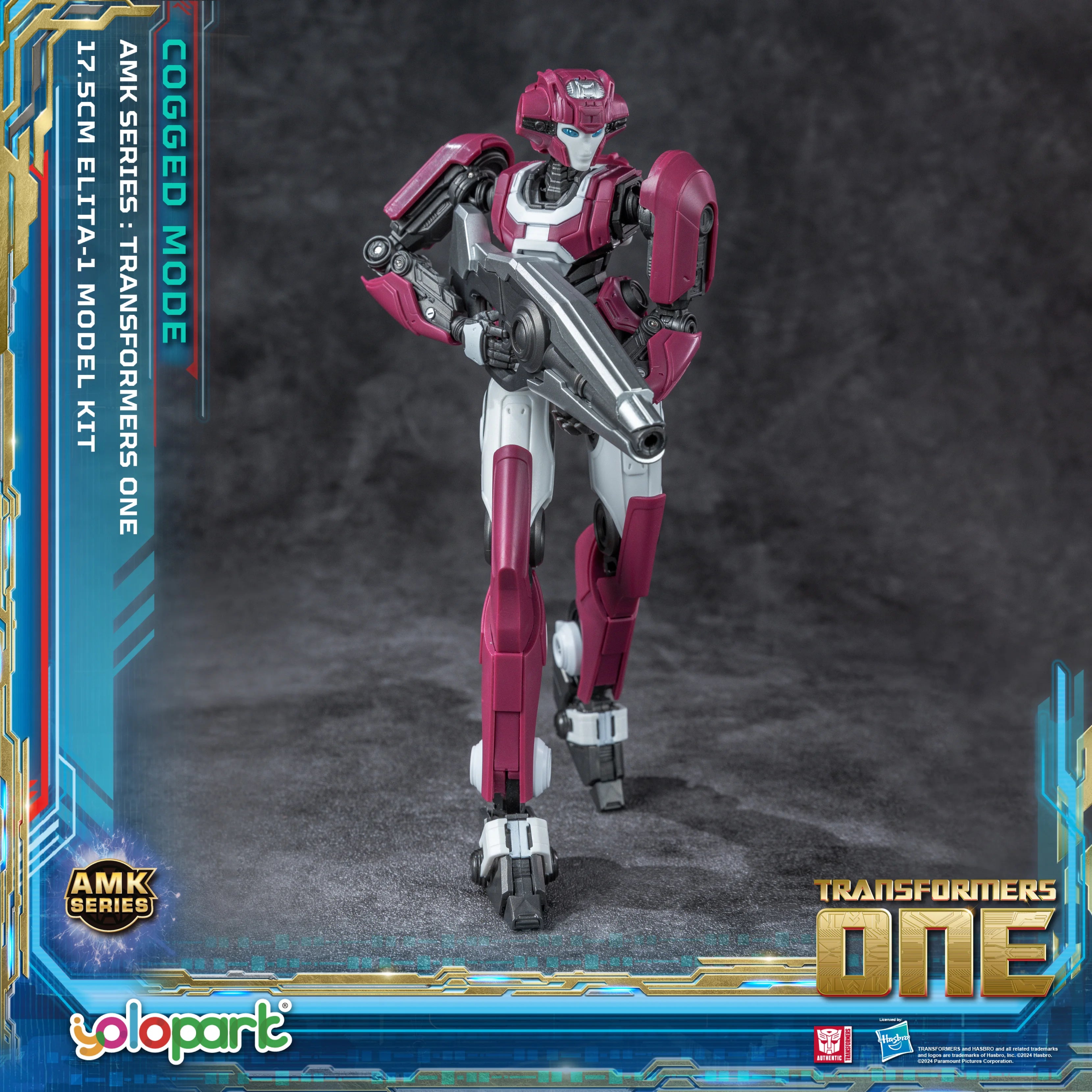 YOLOPARK Transformers One Elita-1 Cogged Mode Action Figure,6.89 Inch Highly Articulated No Converting Transformers Model Kit