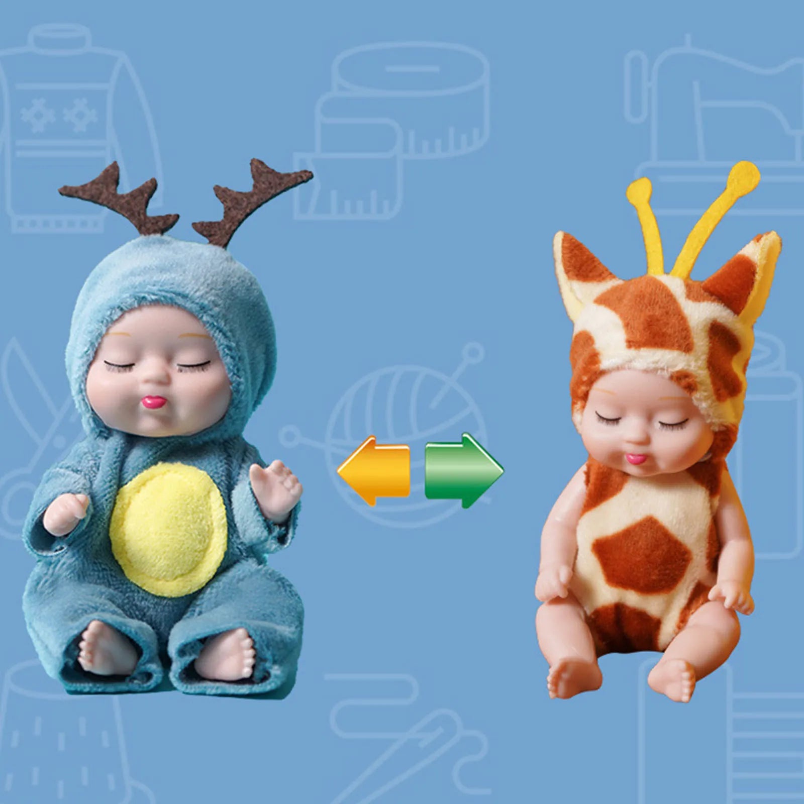 Amp Bass Mini Mini Doll Bring Clothes To Sleep Doll Mini Doll Toy Washable Realistic Girl Shop Dolls