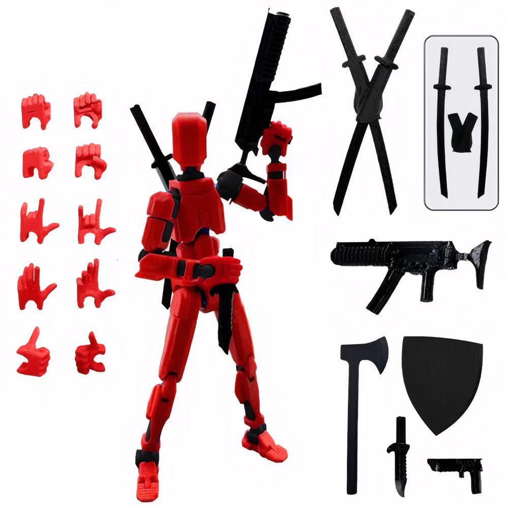 13 Action Figure Titan Multi-articular Robot Toys Dummy 3D Printed Movable Shapeshift Robot Action Anime Figure For Boy Gifts