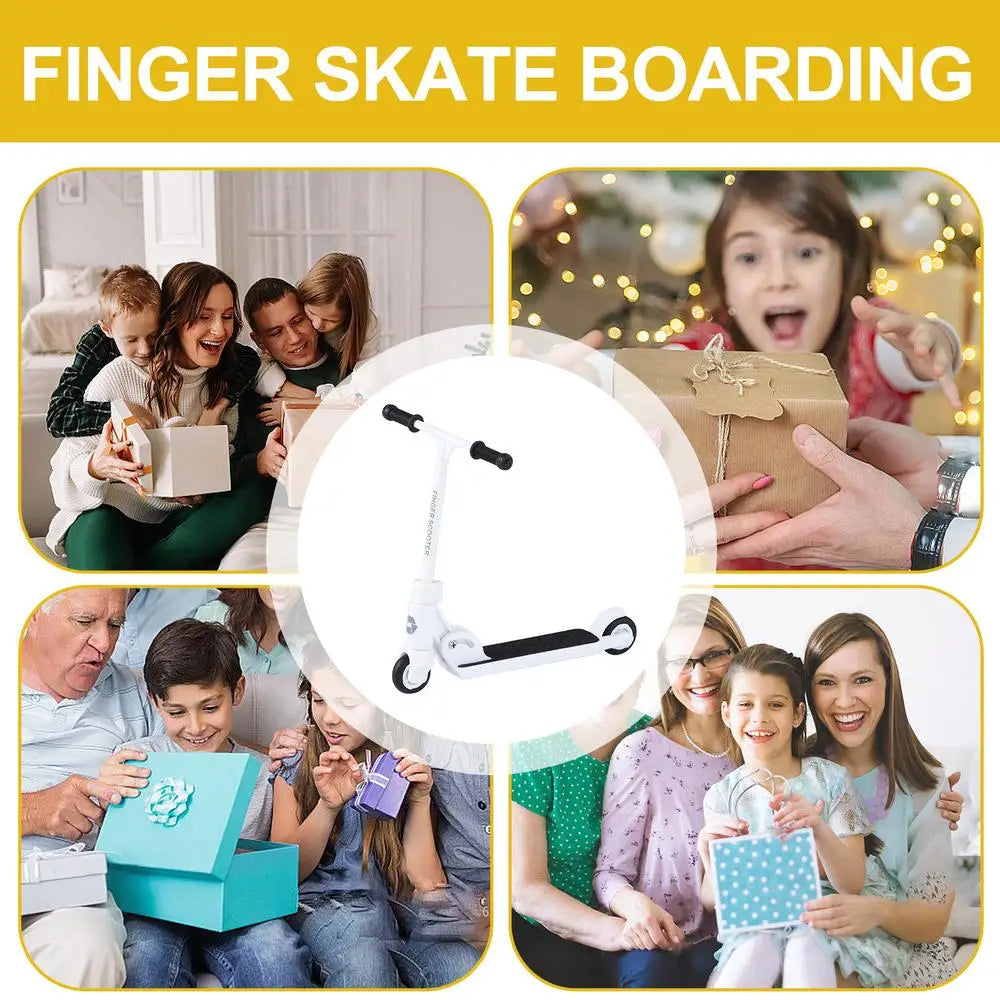 Alloy Finger Scooter Finger Toy SkateboardFinger Scooter Toy Mini Skateboard Finger Toy For Gifts