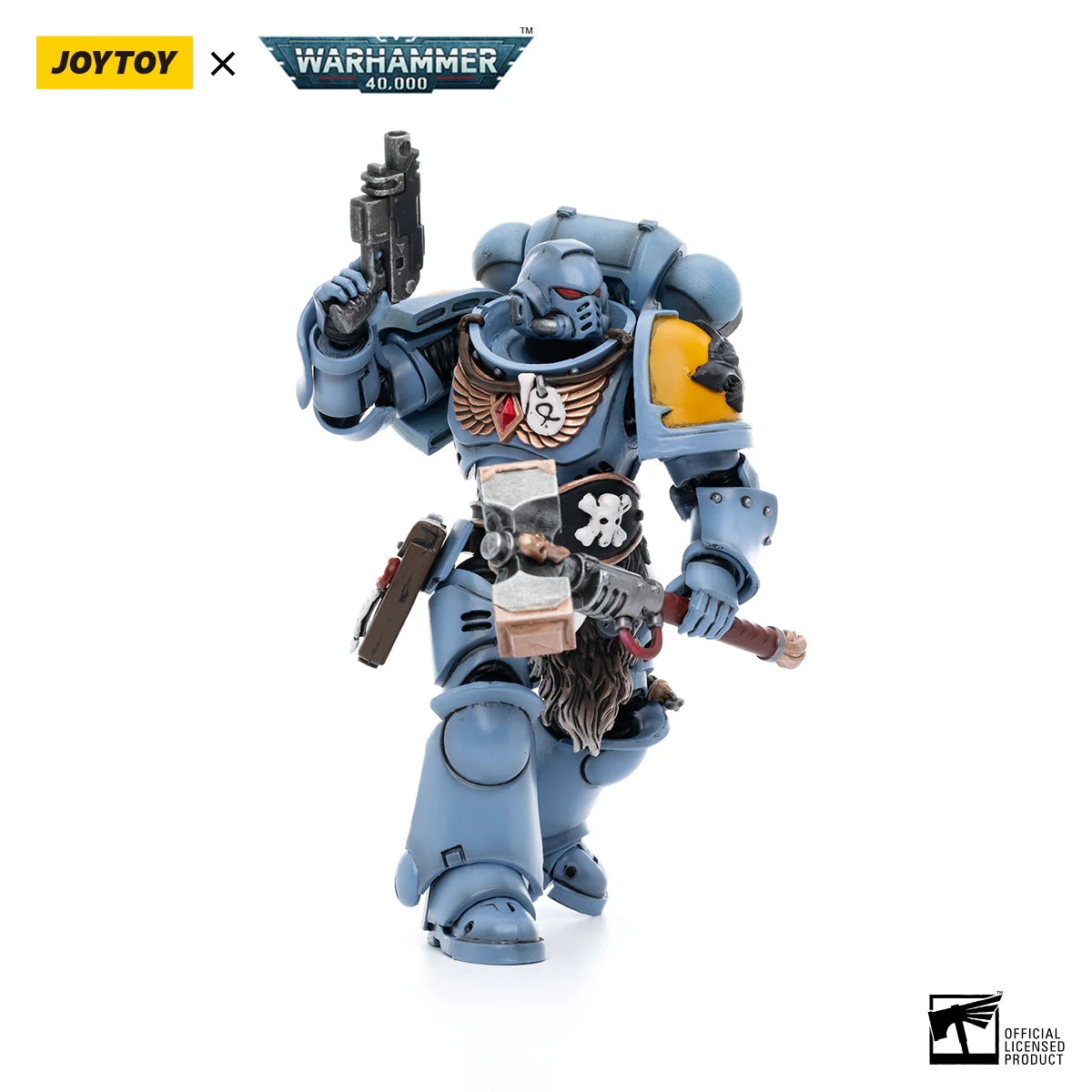 JOYTOY Warhammer 40,000 1/18 Action Figures Space Wolves Claw Pack Sigyrr Stoneshield Model