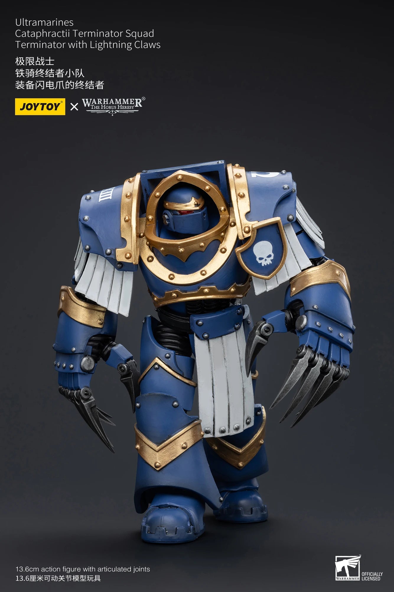 JOYTOY Warhammer 40K 1/18 Action Figure Ultramarines Cataphractii Terminator Squad Anime Figures Toys Model