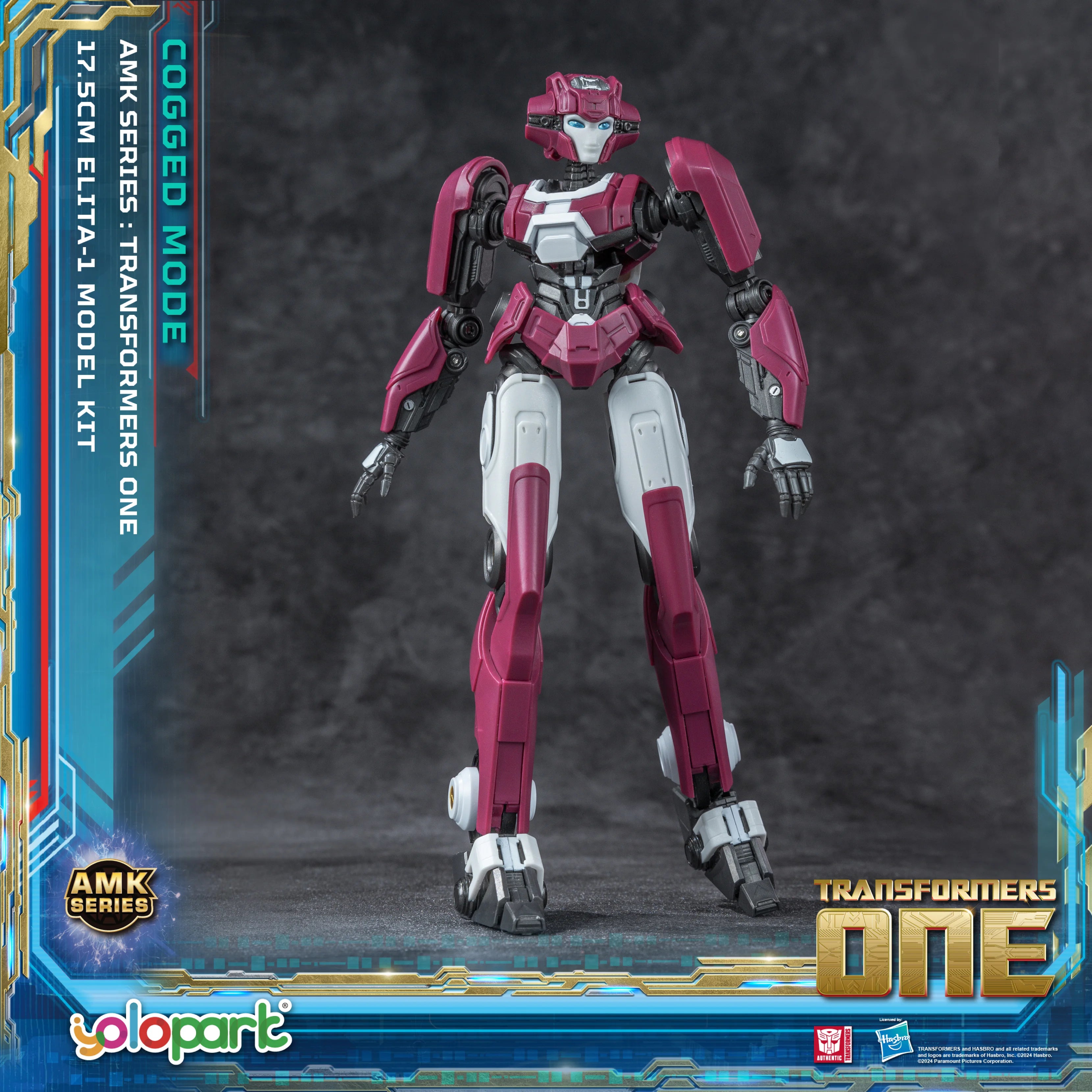 YOLOPARK Transformers One Elita-1 Cogged Mode Action Figure,6.89 Inch Highly Articulated No Converting Transformers Model Kit