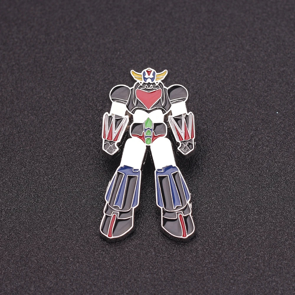 Transformers Robot Pins Cute Toys Model Optimus Prime Metal Enamel Brooch for Jacket Backpack Accessories Badges