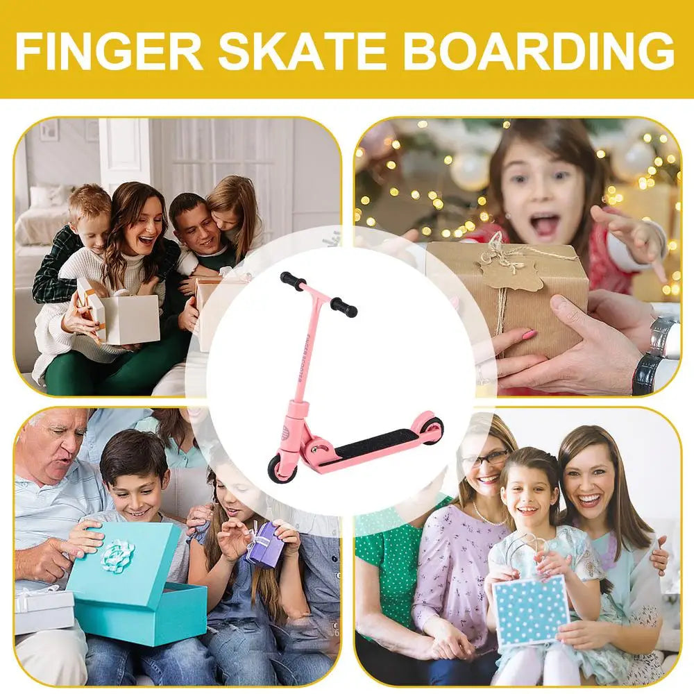 Alloy Finger Scooter Finger Toy SkateboardFinger Scooter Toy Mini Skateboard Finger Toy For Gifts