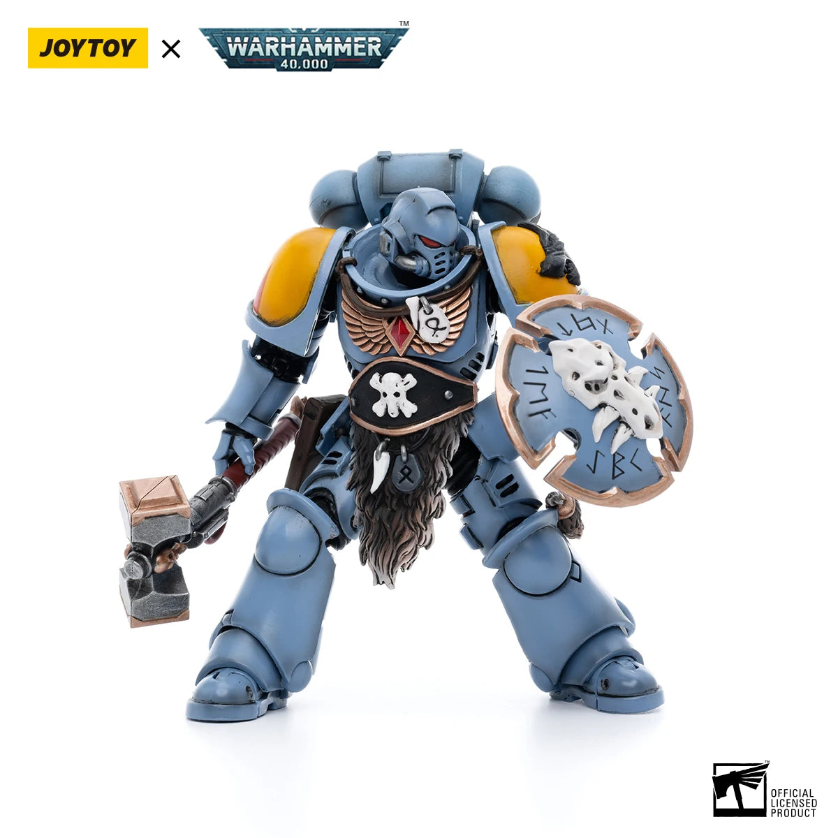 JOYTOY Warhammer 40,000 1/18 Action Figures Space Wolves Claw Pack Sigyrr Stoneshield Model