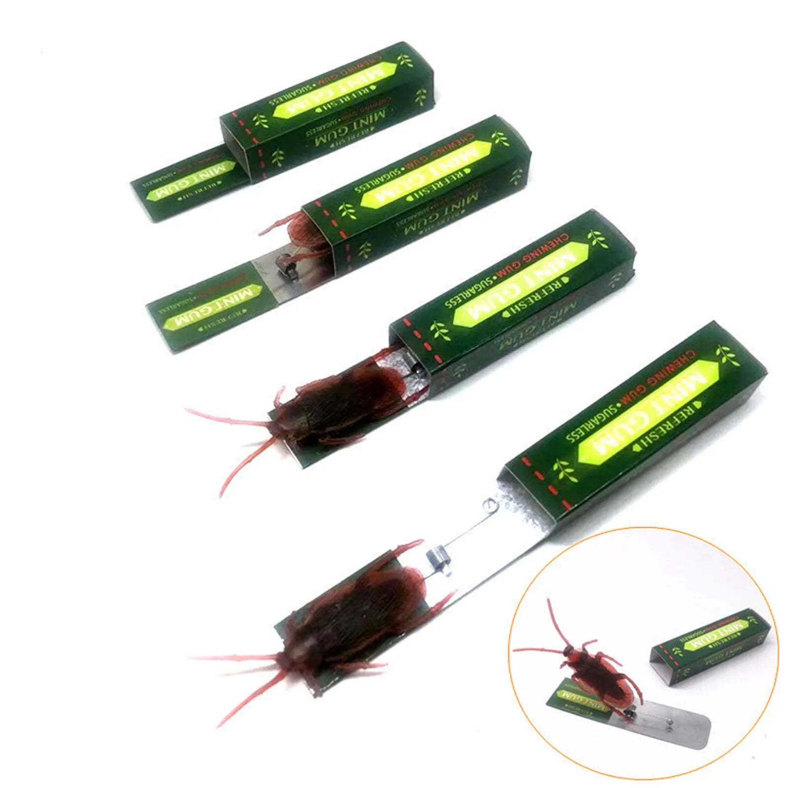 Cockroach Prank Shocking Chewing Toy Pull Spoof Trick For Children Head Toys Novelty Funny Toy Games Baby 4 Months Fast Shipping