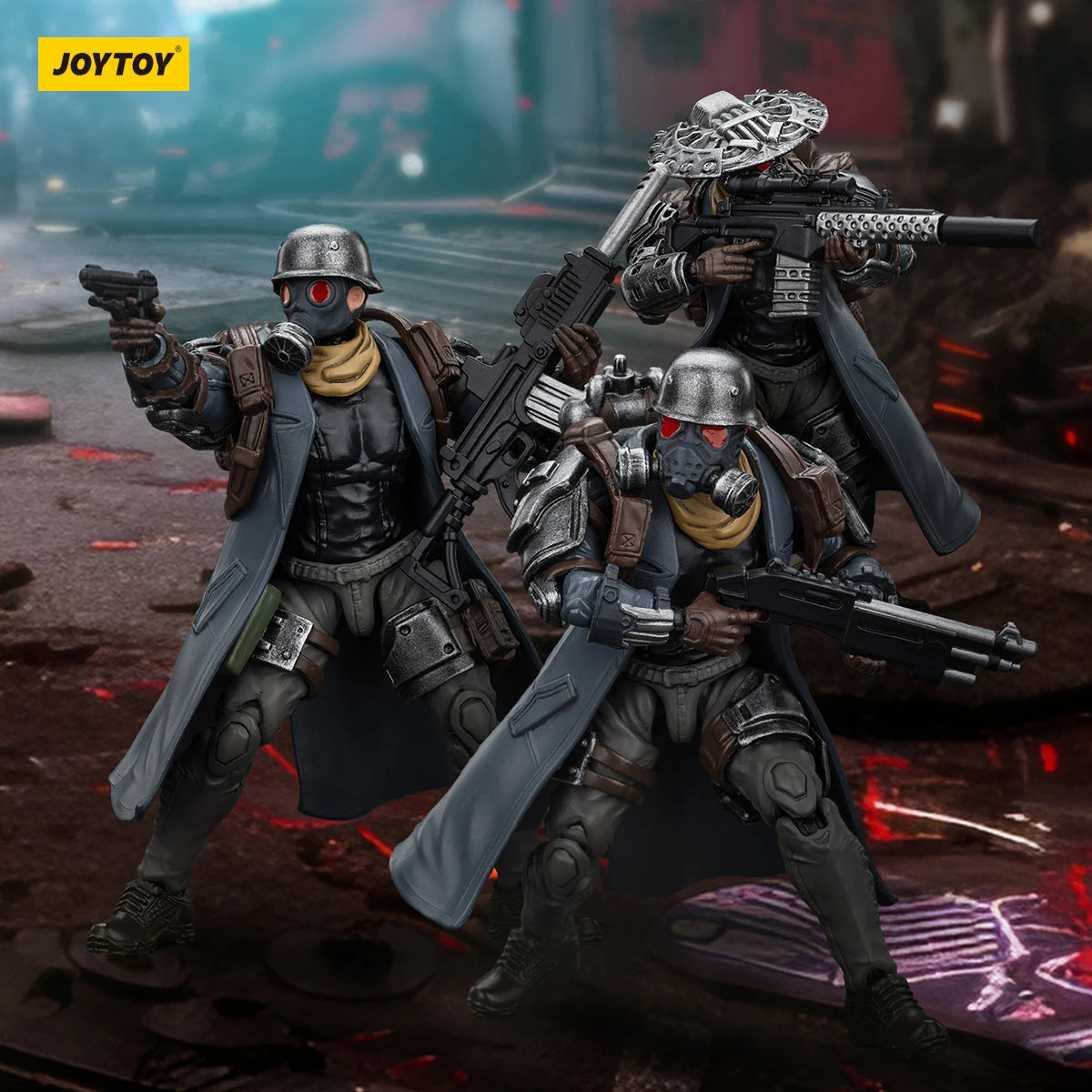 JOYTOY 1/18 Action Figure Battle of the stars Shadow Jaeger squad Anime figures Toys Model