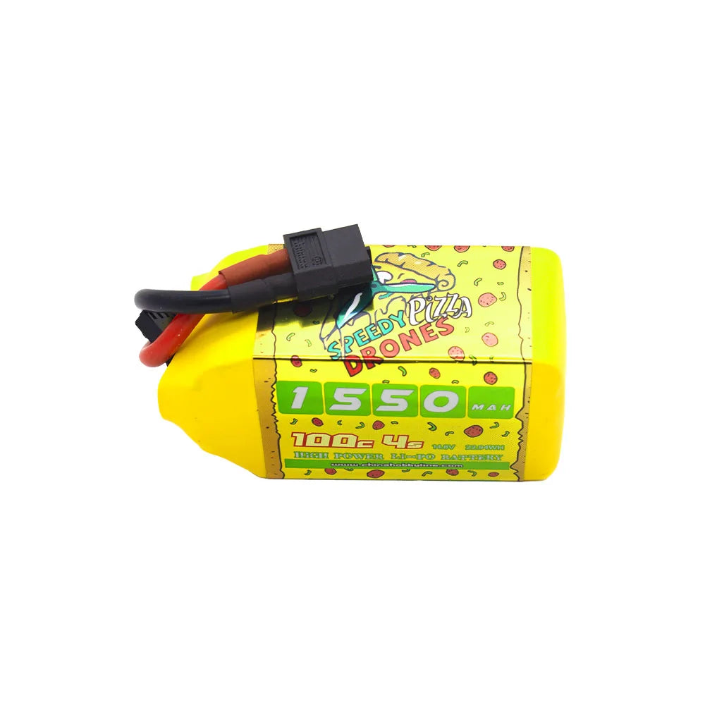 2PCS CNHL 4S 14.8V Lipo Battery 1550mAh 100C With XT60 Plug For RC FPV Drone Quadcopter Airplane Helicopter Racing Hobby Part