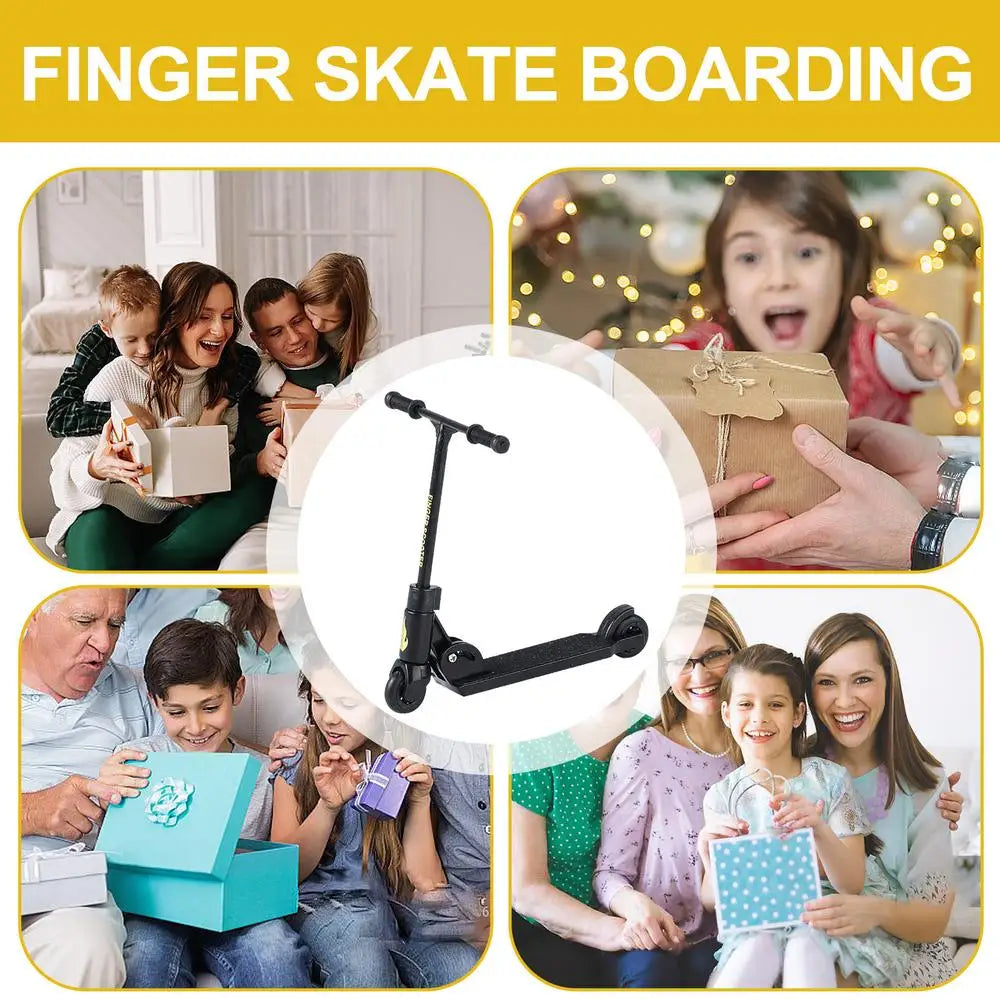 Alloy Finger Scooter Finger Toy SkateboardFinger Scooter Toy Mini Skateboard Finger Toy For Gifts