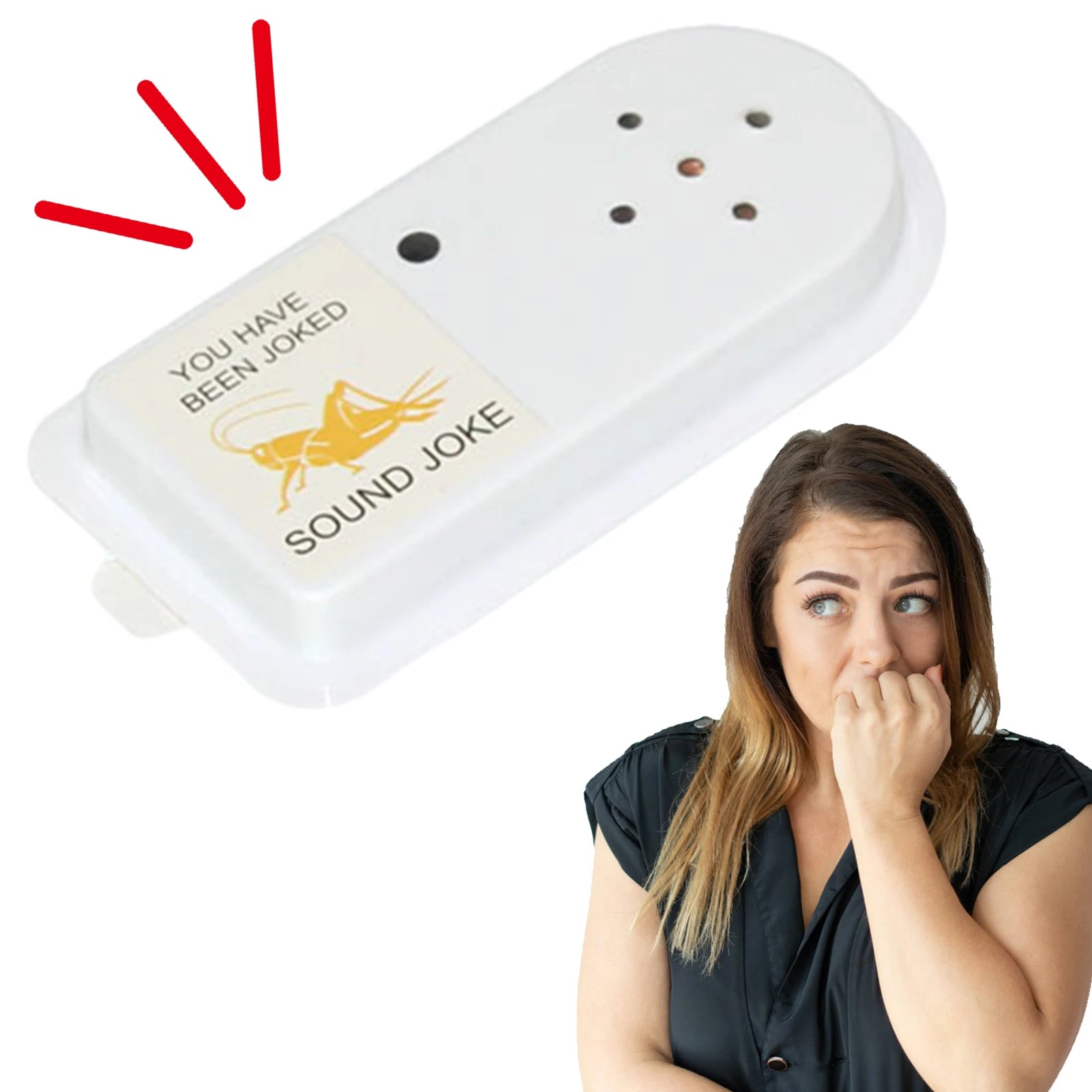 Funny Cricket Noise Maker Prank Hiding Annoyings Pranks Beeping Toy For Office Adults Annoyings Chirping Joke Gag Prank Sound