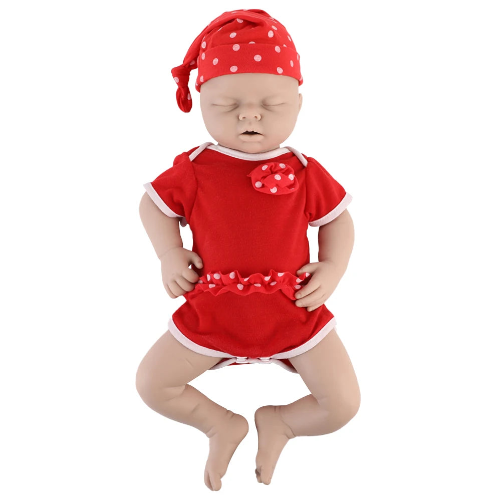 IVITA 100% Silicone Reborn Baby Doll Unpainted Realistic Baby Dolls Wholesale Lifelike Bebe Toys for Children Christmas Gift