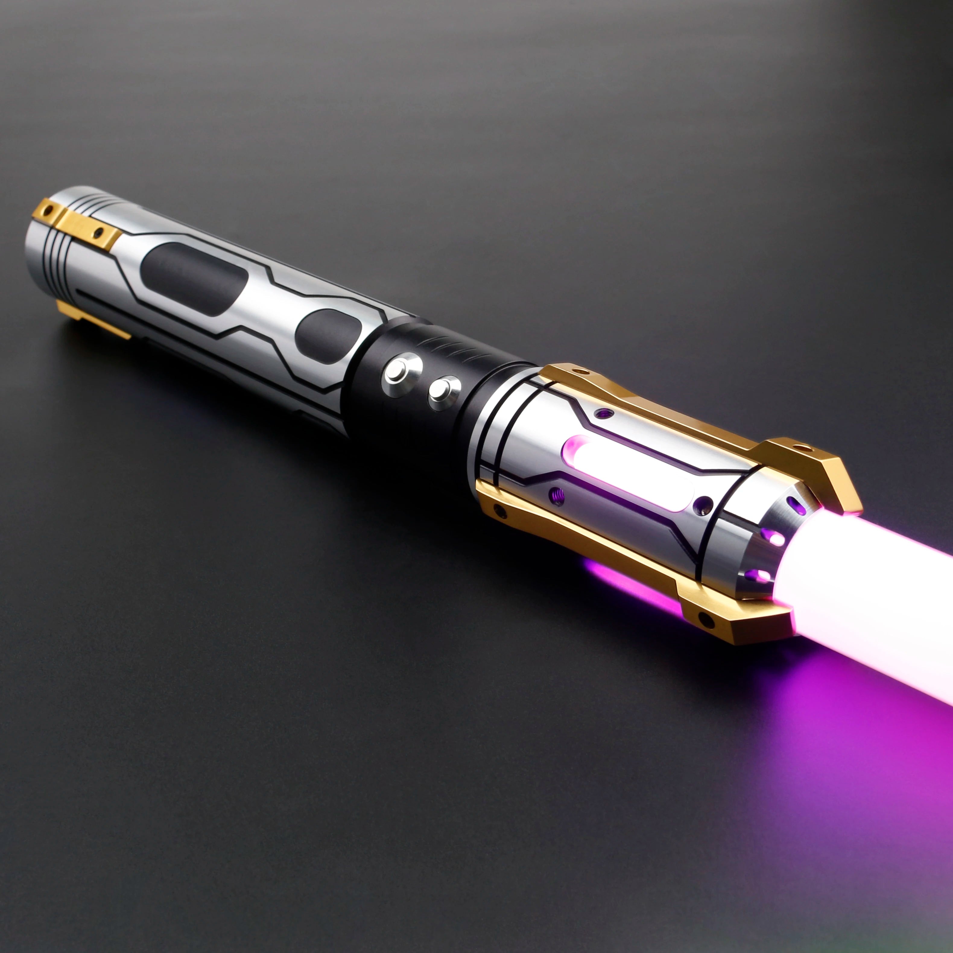 TXQSABER Ghost Lightsaber Pixel Soundboard Neo Smooth Swing Metal Handle LED Strip Blade Cosplay Laser Jedi Sword Kids Toys