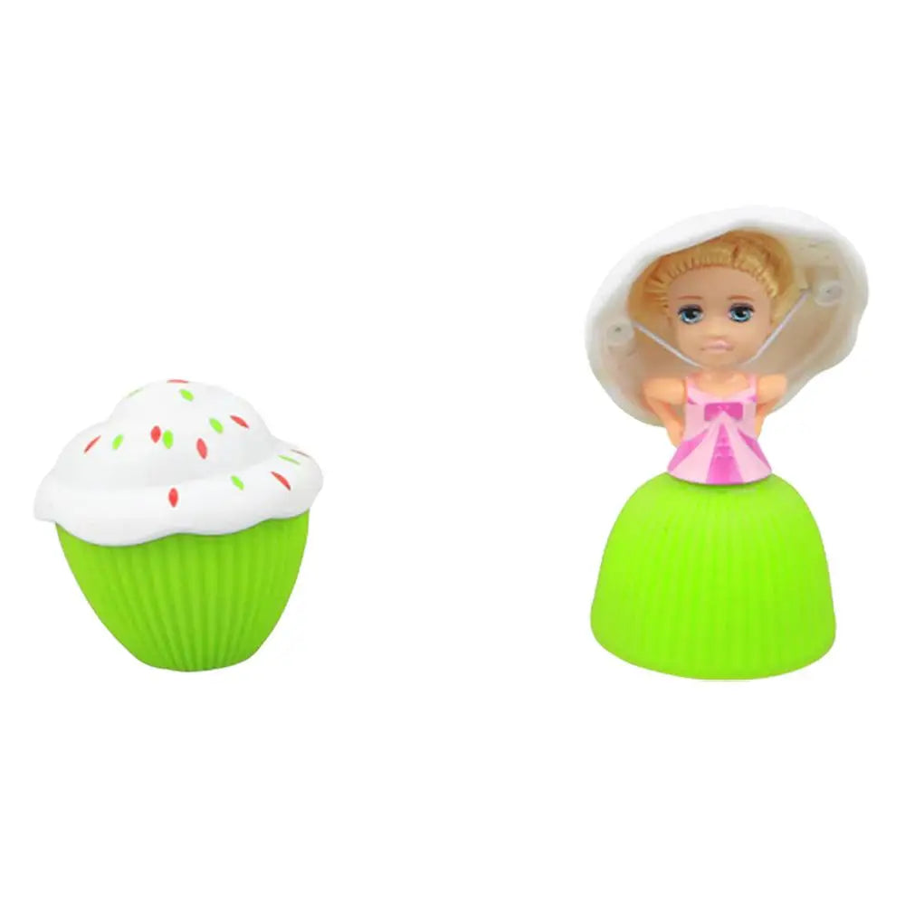 12PCS/Set Mini Beautiful Cake Dolls Toys Surprise Cupcake Princess Dolls Toys Game Funny Game Gifts For Children Skirt Can Flip