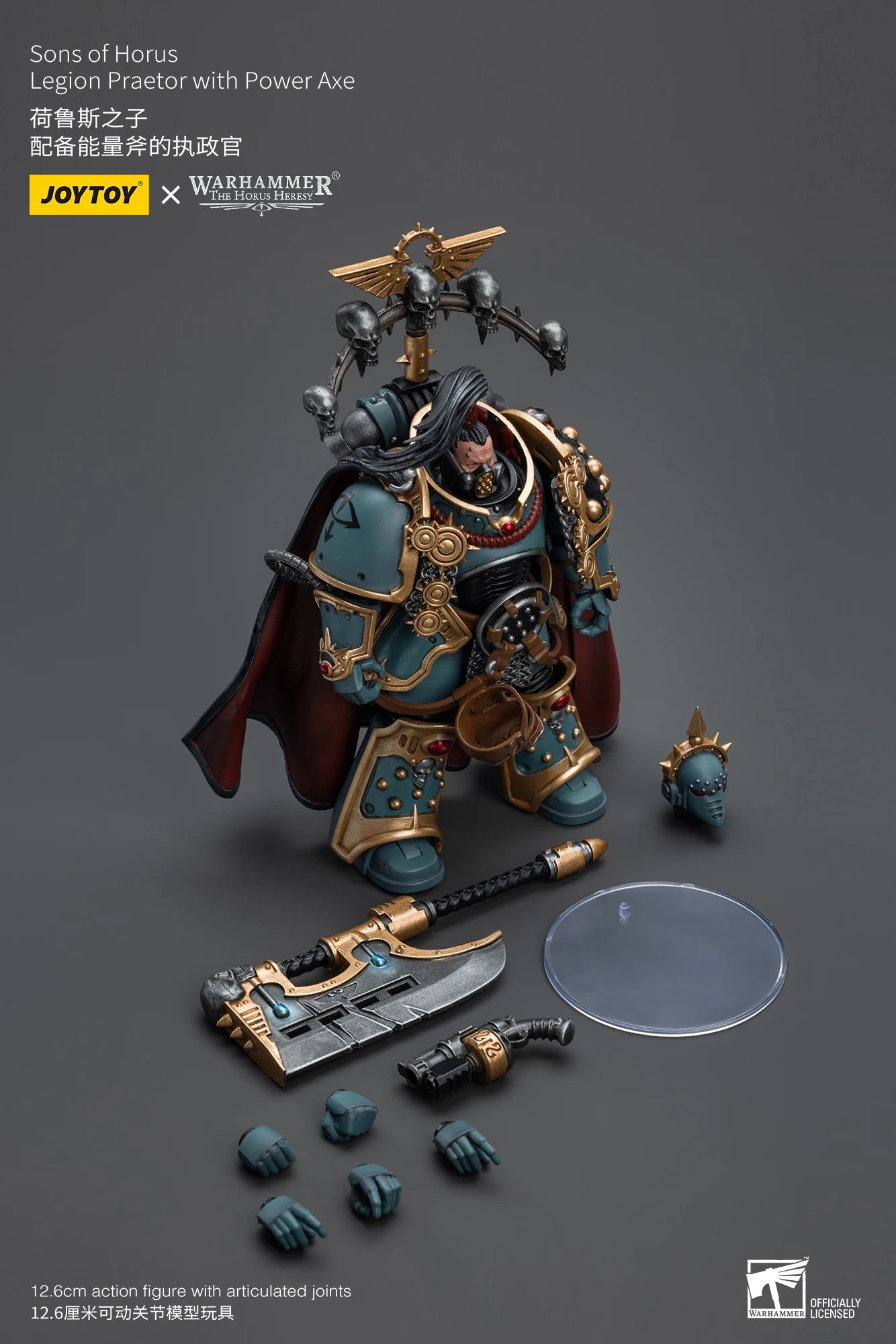 JOYTOY Warhammer40K 1/18 6PCS Action Figures Sons of Horus MKVI Tactical Squad Dreadnought Anime Model