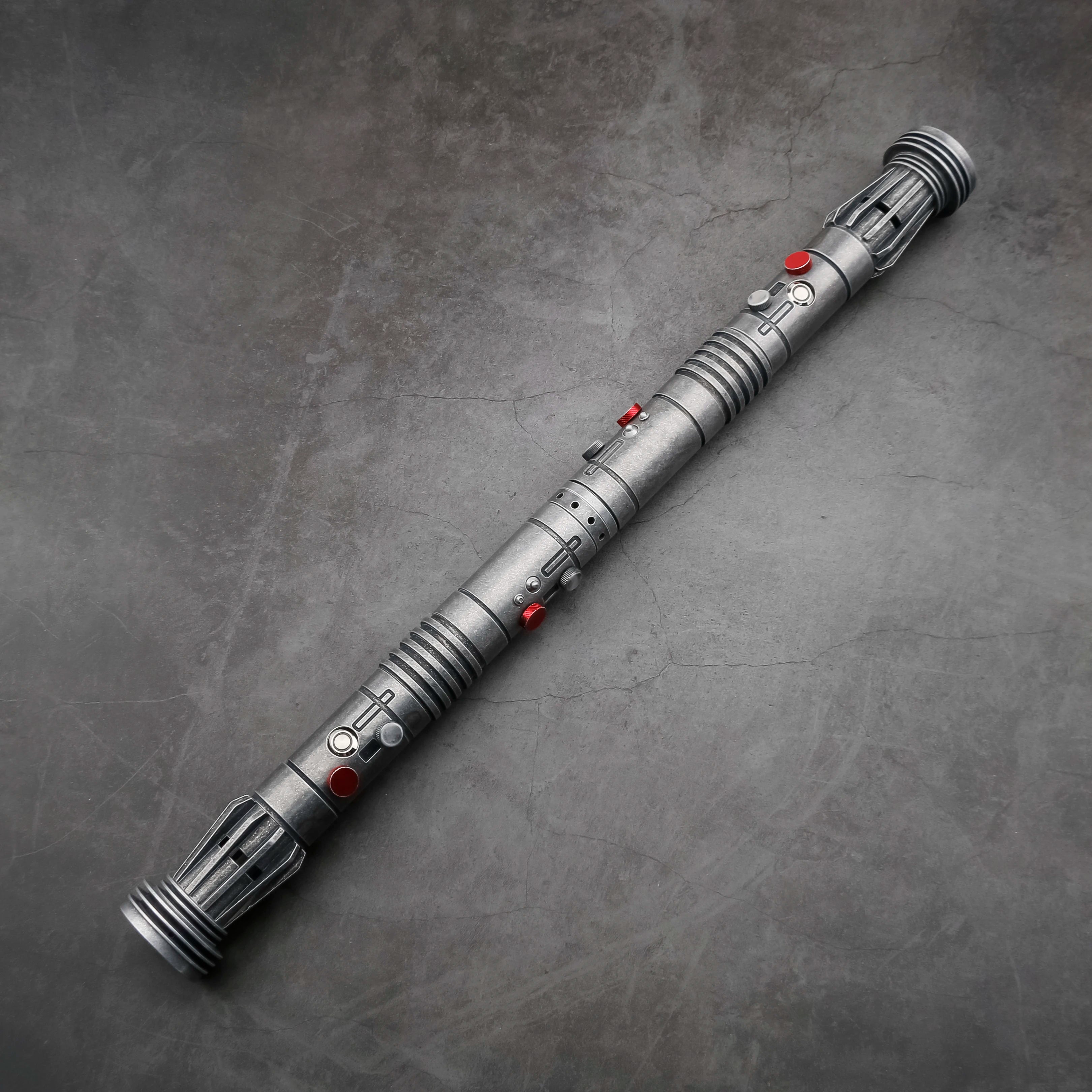 TXQSABER Special Edition Darth maul Heavy Dueling Lightsaber Bluetooth Control Colors Changing Blaster Cosplay Laser Sword Toys
