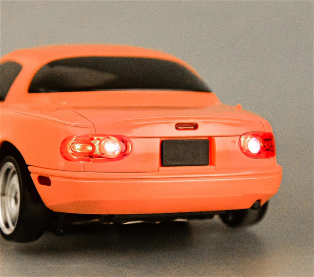 LDRC 1804 RTR 1/18 2.4G RWD RC Car Drift for Mazda MX-5 Gyro LED Light On-Road Full Proportional Alloy Body Shell Racing Vehicle