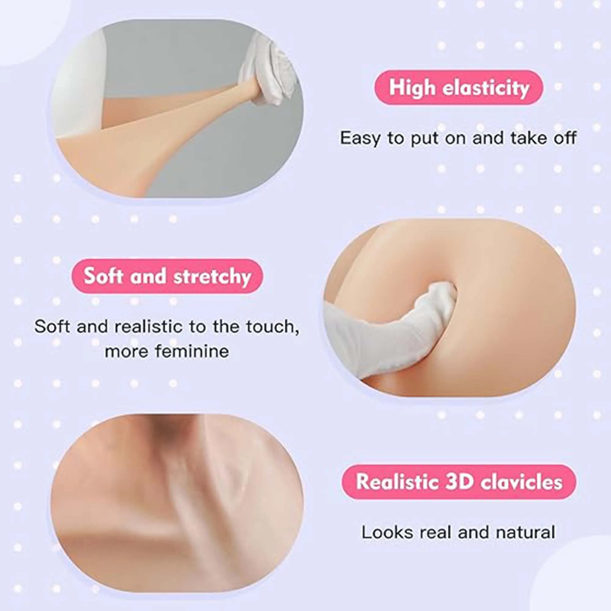 Zilasegy Silicone Breast Tgirl Cosplay for MenForms Huge Boob A/C/D/G/H Cup Transgender Drag Queen Shemale Cosplay