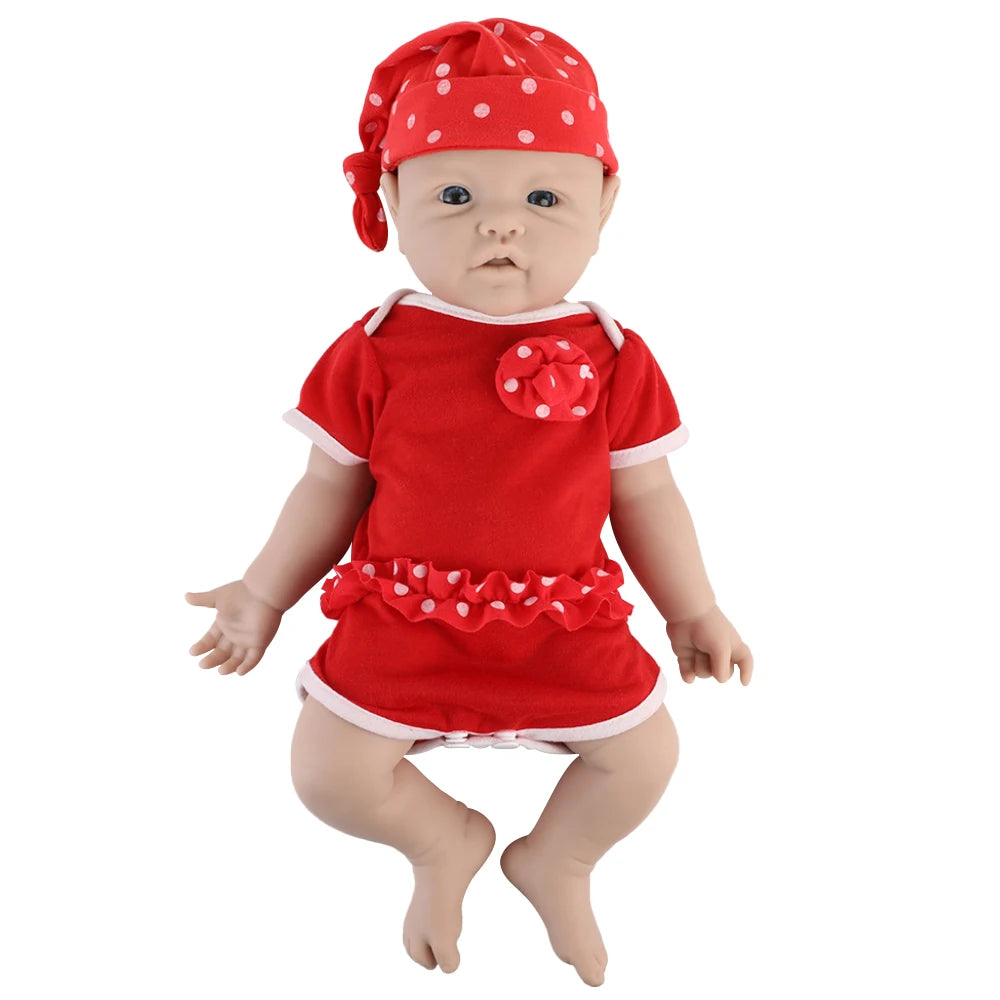 IVITA 100% Silicone Reborn Baby Doll Unpainted Realistic Baby Dolls Wholesale Lifelike Bebe Toys for Children Christmas Gift