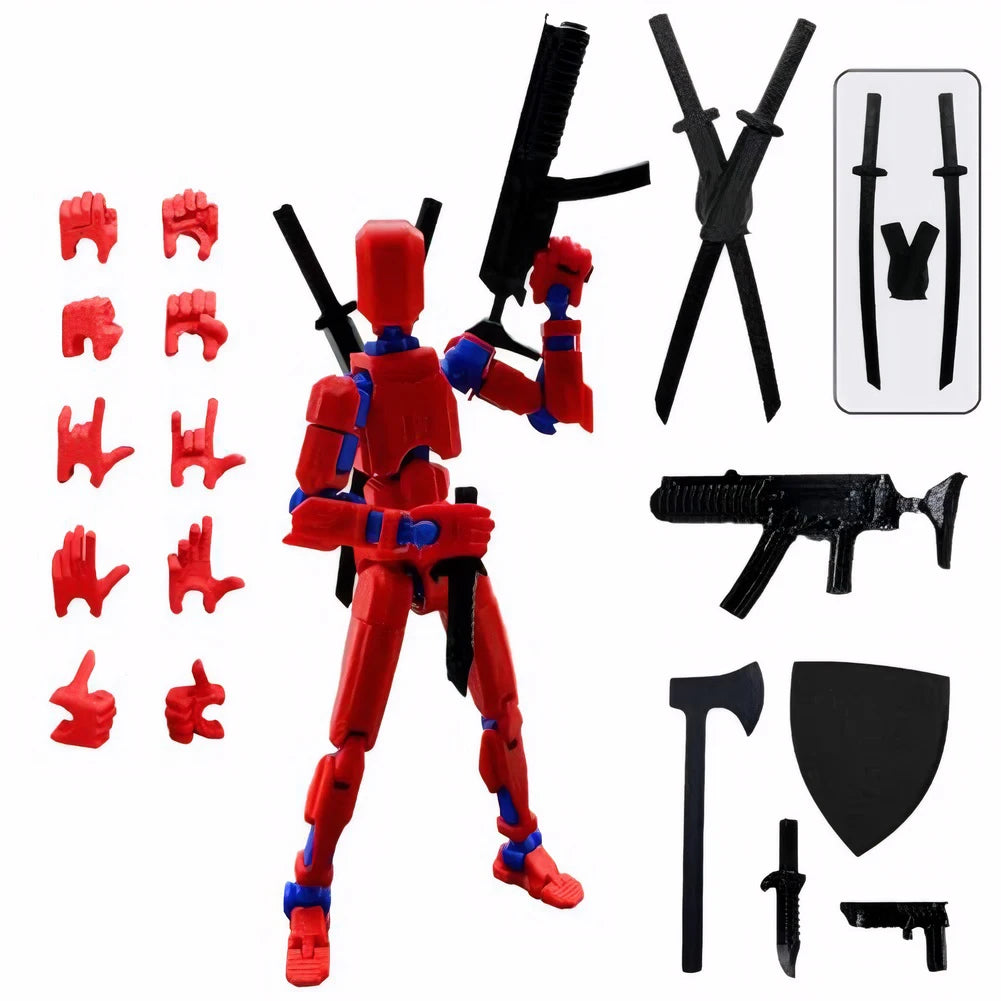 13 Action Figure Titan Multi-articular Robot Toys Dummy 3D Printed Movable Shapeshift Robot Action Anime Figure For Boy Gifts
