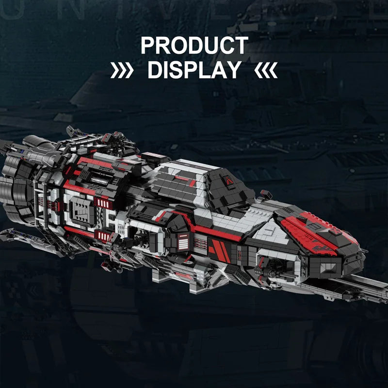 Movie The Expanse MOC 33906 ROCINANTE Space Expanse Model Building Blocks Brick Puzzle Toys for Children Adult Kids Boys Gift