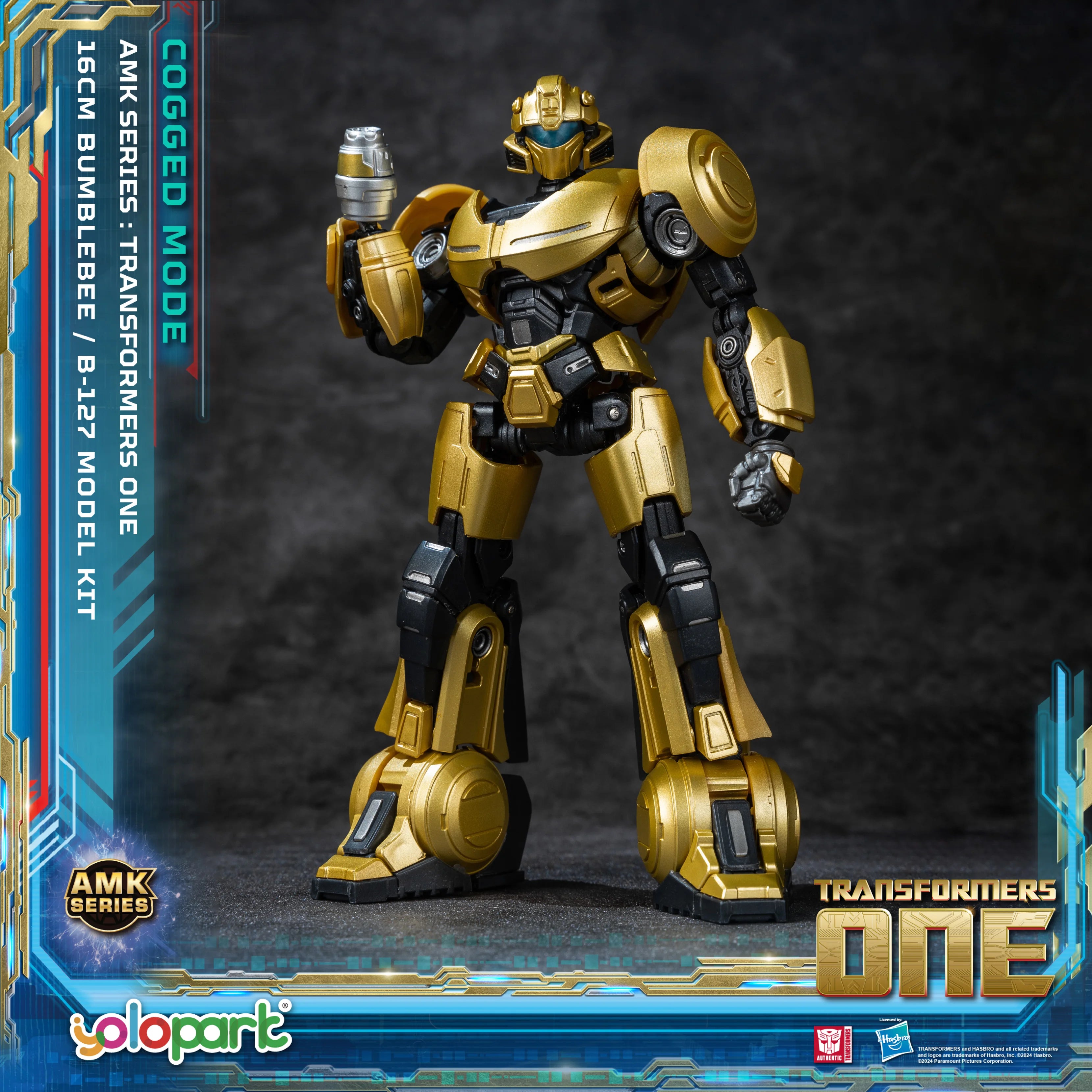 YOLOPARK Bumblebee Transformers Toy Cogged Mode,6.3 Inch Highly Articulated Transformers One Action Figures