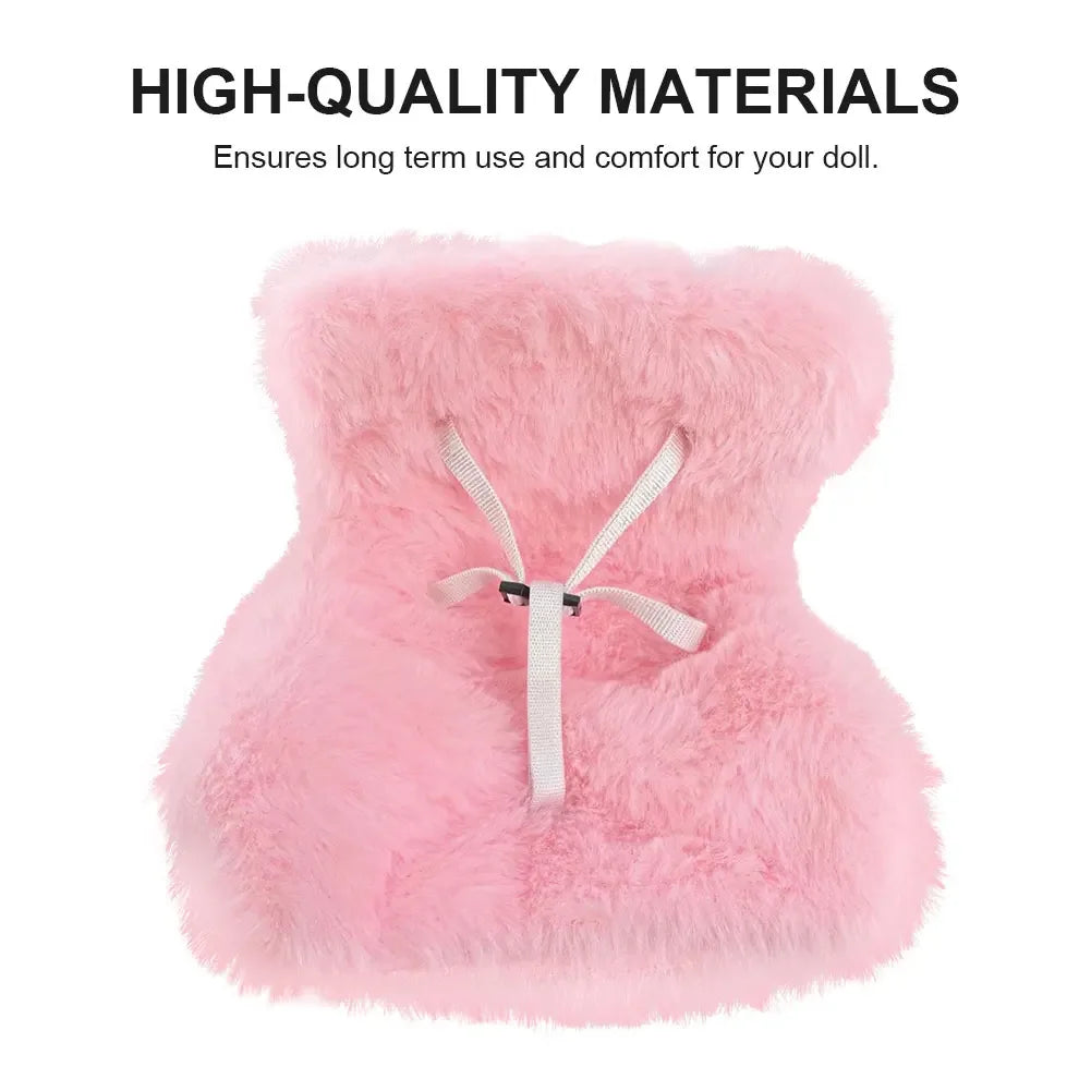 New 15-17cm doll Seat Labubu Doll Safety Seat Cute Doll Air Outlet Aromatherapy decoration high-grade Car Interior Decoration