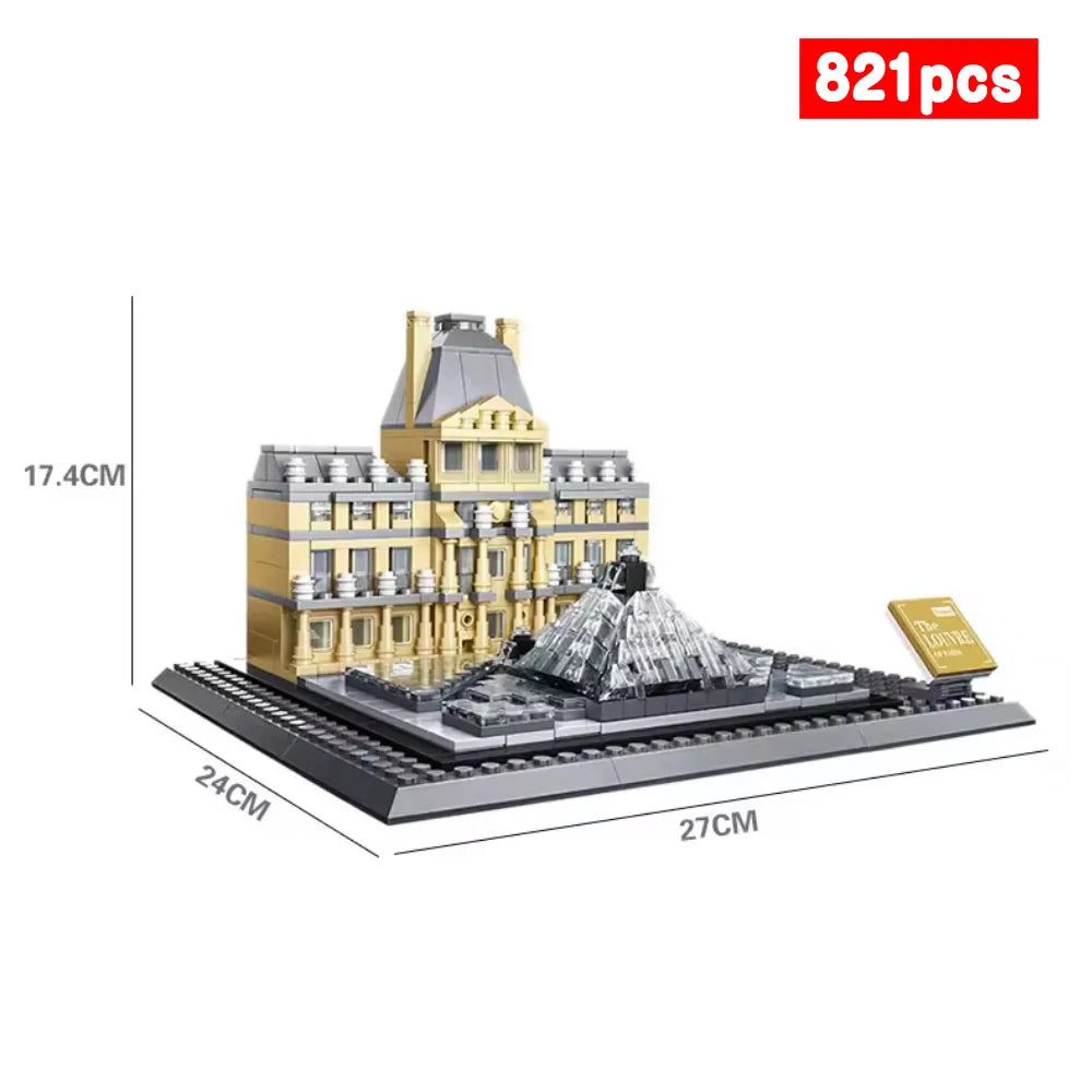 Creative Expert street view Architecture New York London City Skyline Building Blocks Construction 21032 21033 21034 21036