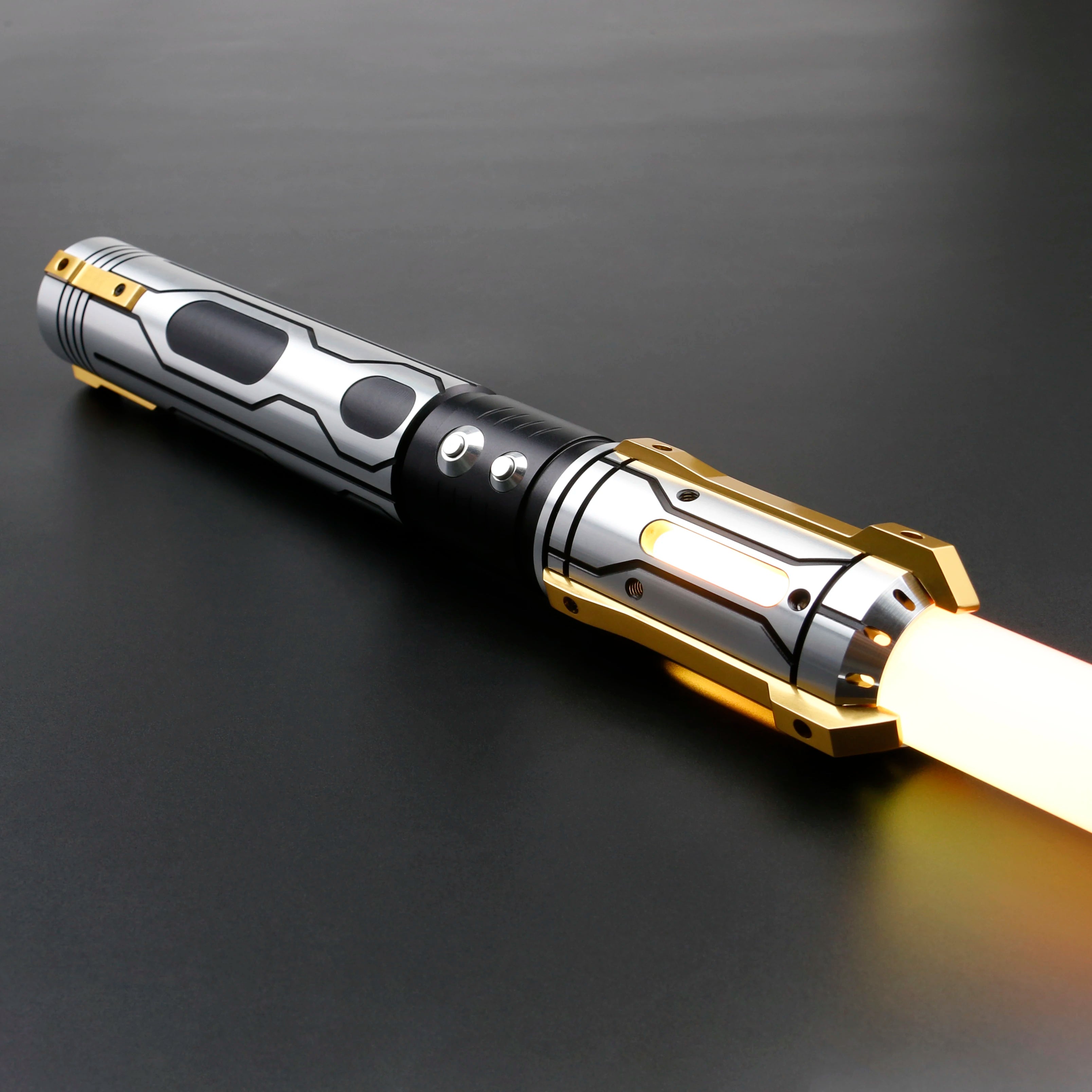 TXQSABER Ghost Lightsaber Pixel Soundboard Neo Smooth Swing Metal Handle LED Strip Blade Cosplay Laser Jedi Sword Kids Toys