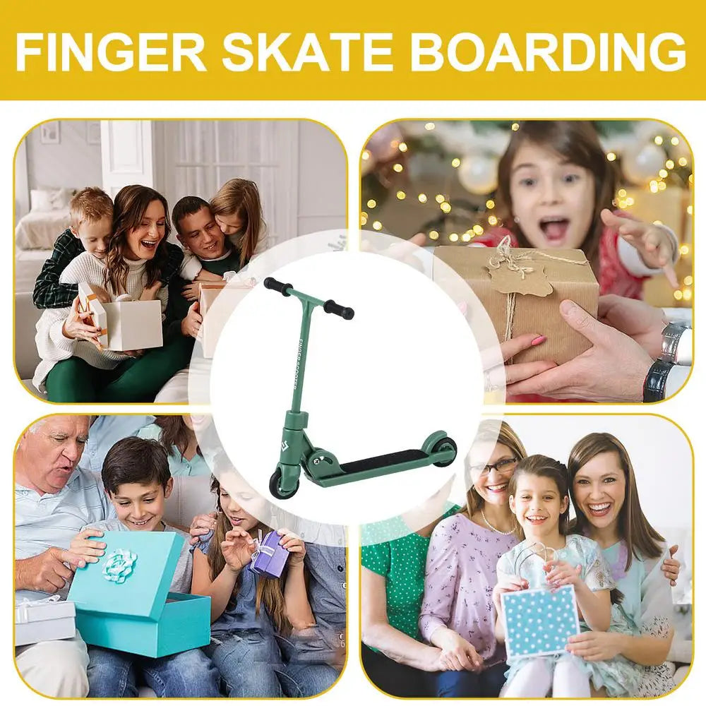 Alloy Finger Scooter Finger Toy SkateboardFinger Scooter Toy Mini Skateboard Finger Toy For Gifts