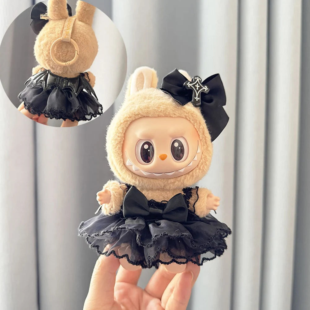 Labubu Plush Doll Clothes Plush Doll Changing Clothes Dolll Clothes Suit Cartoon Cute Clothes Dolls Accessories Christmas Gift