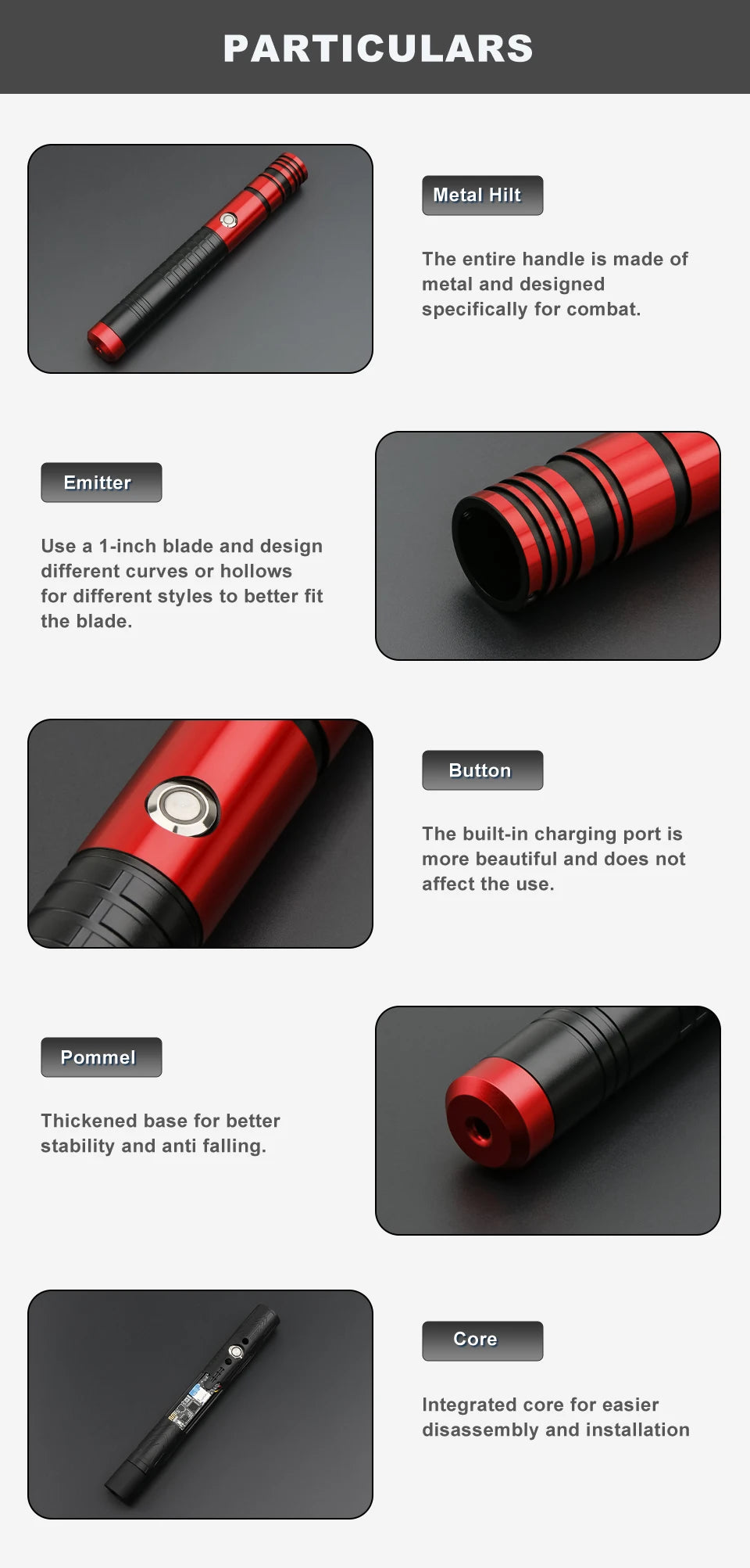 TXQSABER Double-edged A01 Heavy Dueling 12colors Combat Jedi Saber Sword Blaster Luminous Toy Laser Cosplay Gesture Control