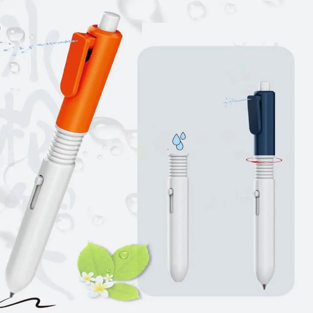 Prank Squirt Pen 2-in-1 Writable Pen Water Sprinkler School Supplies Water Fighting Game Prank Items Press To Spray Water