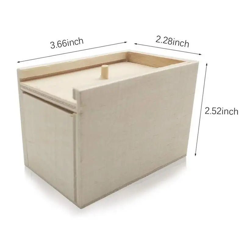 Halloween Fun Happy Joke Boxes Rubber Spider Prank Happy Box Handcrafted Wooden Spider Box Spider Box Prankoy for Kids