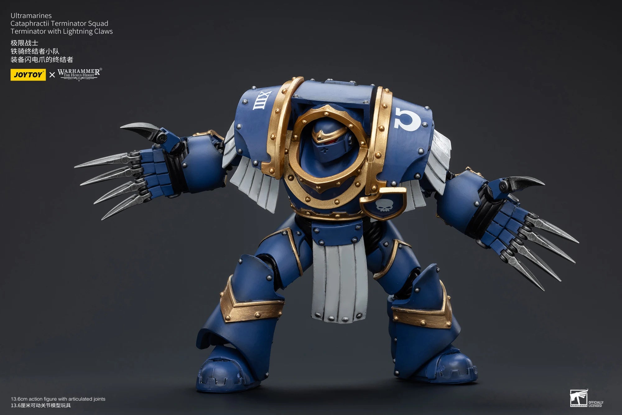JOYTOY Warhammer 40K 1/18 Action Figure Ultramarines Cataphractii Terminator Squad Anime Figures Toys Model