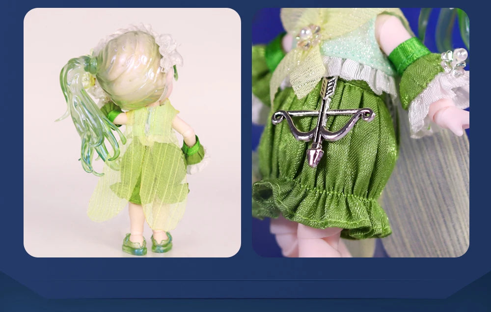 ICY DBS Dream Fairy Maytree OB11 doll 13 ball joint body constellation series Collectible Cute Animal 13cm SD gift BJD