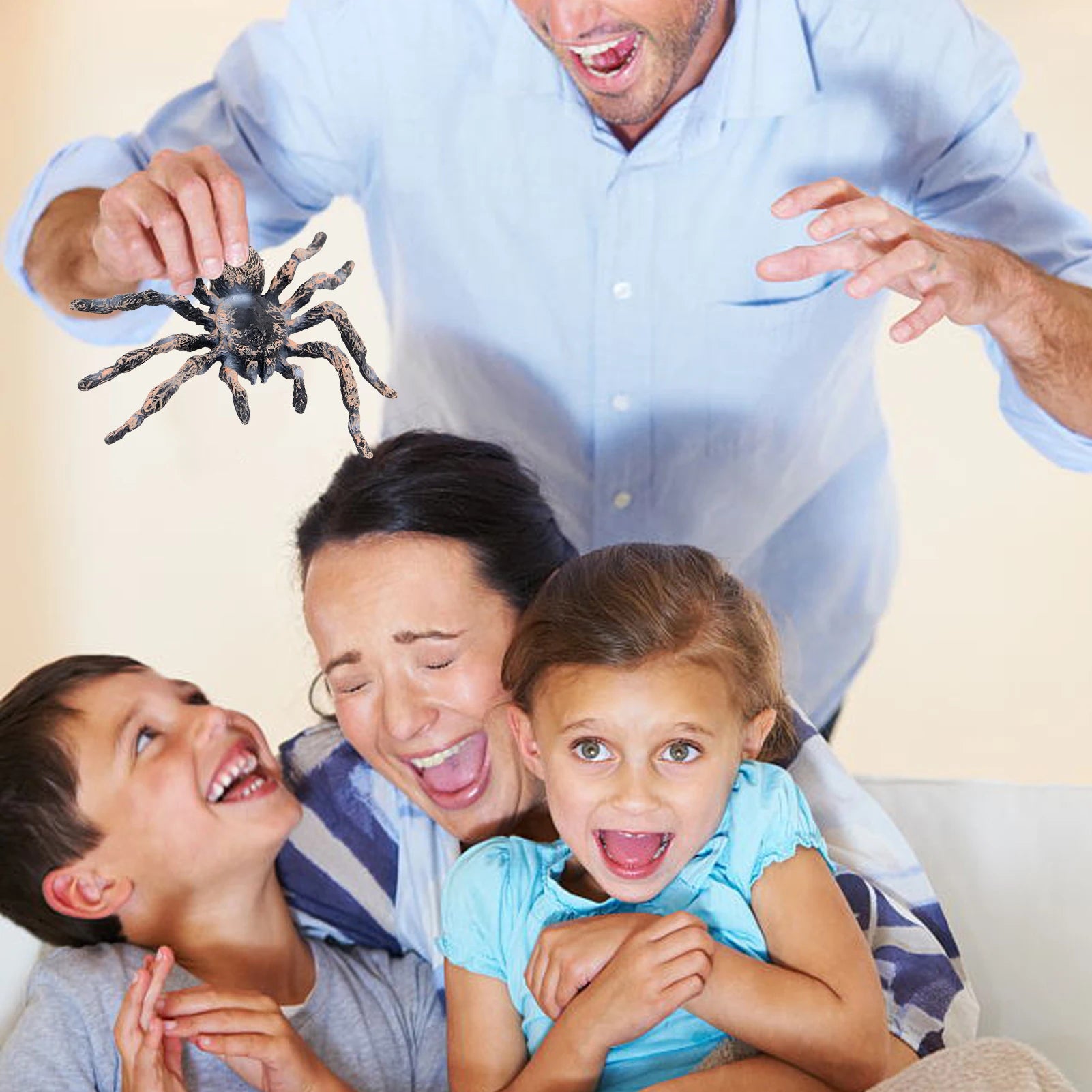 Realistic Giant Spider Toys Simulated Spider ABS Toys Scary Fake Spiders Giant Spider Action Models Gifts For Girl And Boy