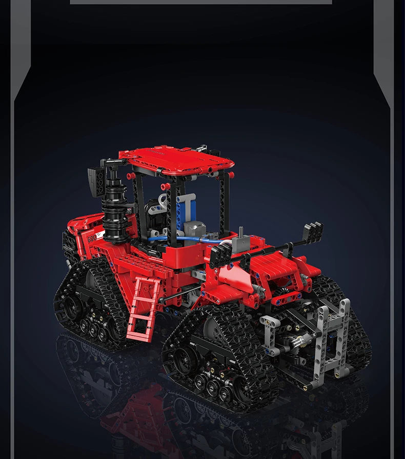 Mould King 18020 Technical Car Toys MOC-35270 APP&RC Pneumatic Crawler Tractor Building Block Brick Set Kids Christmas Gift