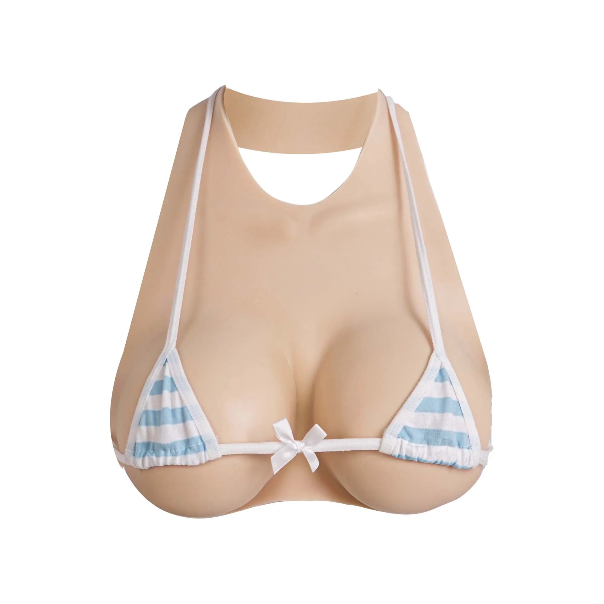 Zilasegy Realistic Fake Boobs Bodysuit Silicone Breast Form Plate For DragQueen Shemale Travesti Crossdresser Transgender
