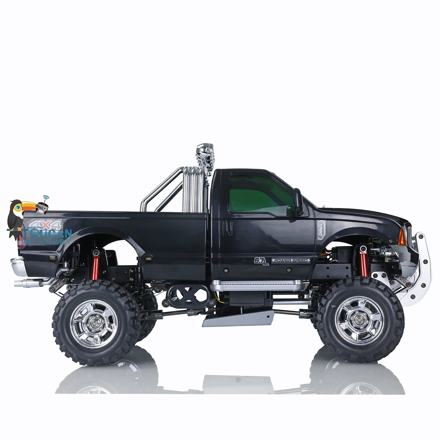 US Stock 1/10 HG P410 RC Pickup Truck 4*4 Rally Racing Crawler Car Model 2.4G Radio Motor ESC Outdoor Toy Model Gifts TH16939