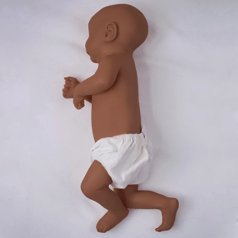 17.72 inch full body soft silicone boy reincarnation doll washable, with realistic baby touch design toy | Gift π| collect