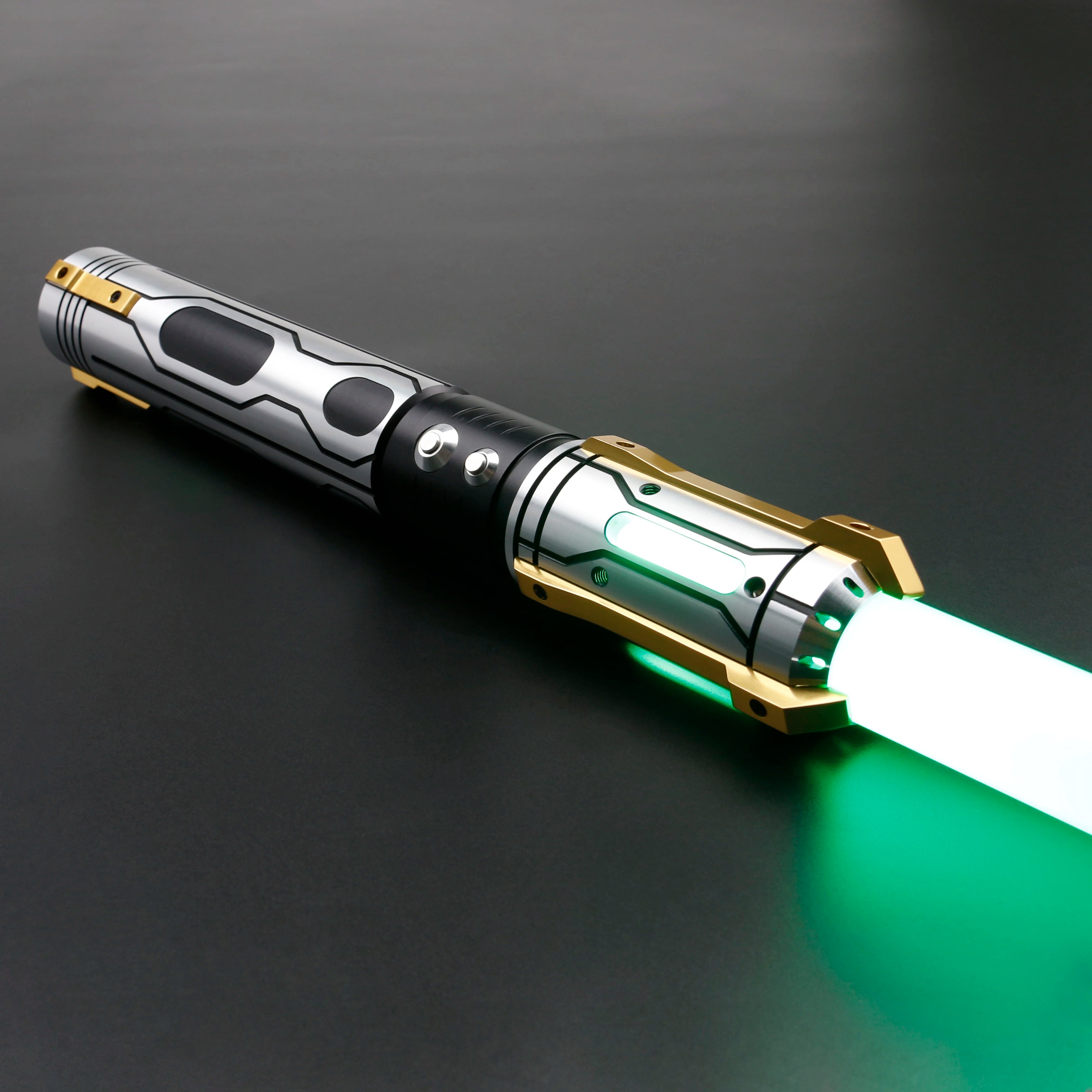 TXQSABER Ghost Lightsaber Pixel Soundboard Neo Smooth Swing Metal Handle LED Strip Blade Cosplay Laser Jedi Sword Kids Toys
